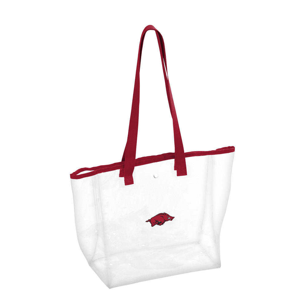 Arkansas Razorbacks Clear Stadium Bag | Logo Brands | 108-65P