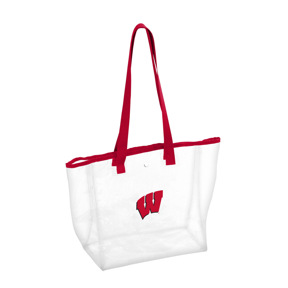 Wisconsin Badgers Clear Stadium Bag | Logo Brands | 244-65P