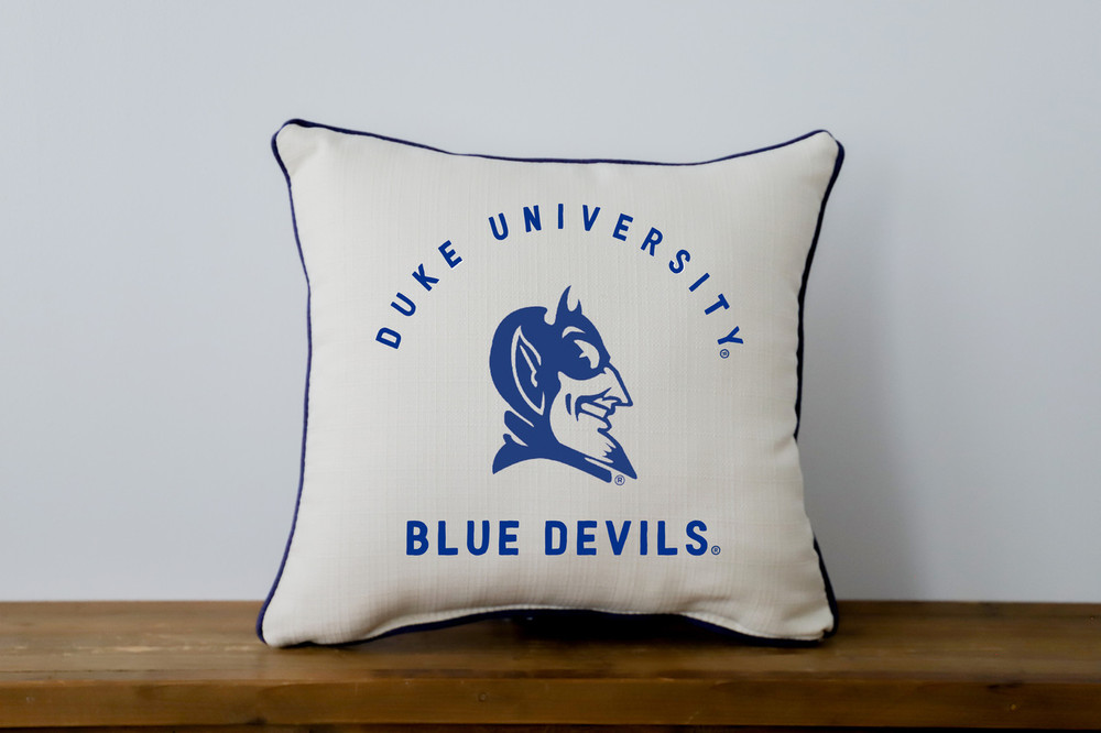 Duke Blue Devils Arched Throw Pillow | Little Birdie | DU0006AP