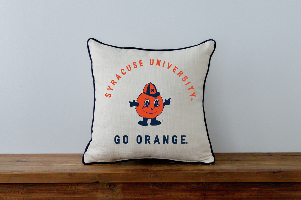 Syracuse Orange Arched Throw Pillow | Little Birdie | SU0009AP