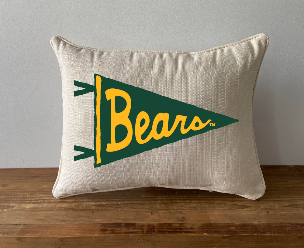 Baylor Bears Pennant Throw Pillow | Little Birdie | BU0007AP