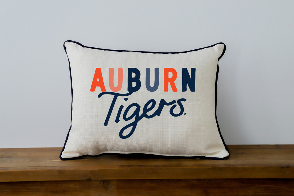 Auburn Tigers Collegiate Tones Throw Pillow | Little Birdie | AU0016AP