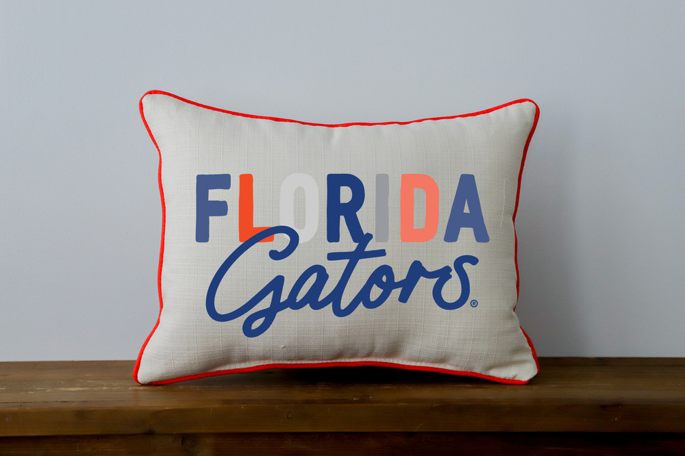 Florida Gators Collegiate Tones Throw Pillow | Little Birdie | UF0004AP