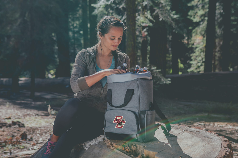 Boston College Eagles On The Go Roll-Top Cooler Backpack | Picnic Time | 616-00-105-056-0