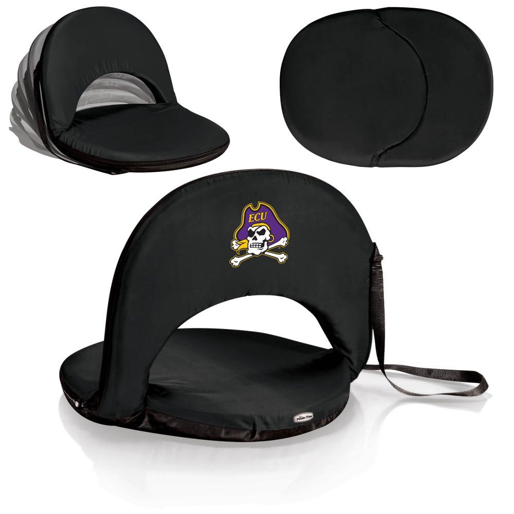 East Carolina Pirates Portable Reclining Seat | Picnic Time | 626-00-179-874-0