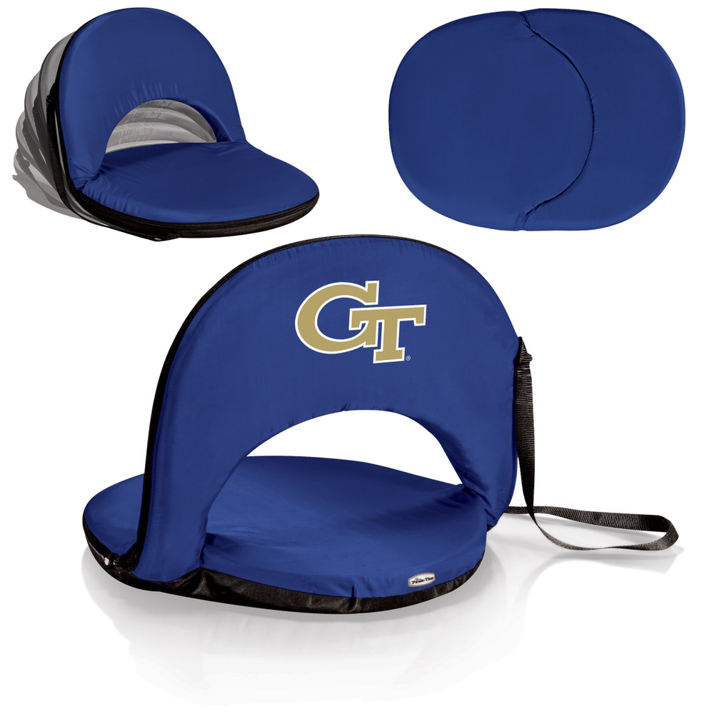 Georgia Tech Yellow Jackets Portable Reclining Seat | Picnic Time | 626-00-138-194-0