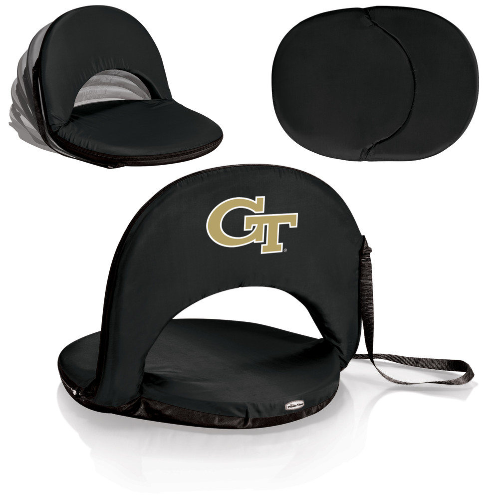 Georgia Tech Yellow Jackets Portable Reclining Seat | Picnic Time | 626-00-179-194-0