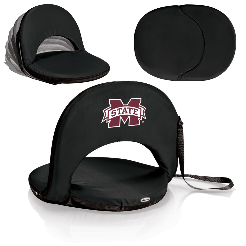 Mississippi State Bulldogs Portable Reclining Seat | Picnic Time | 626-00-179-384-0