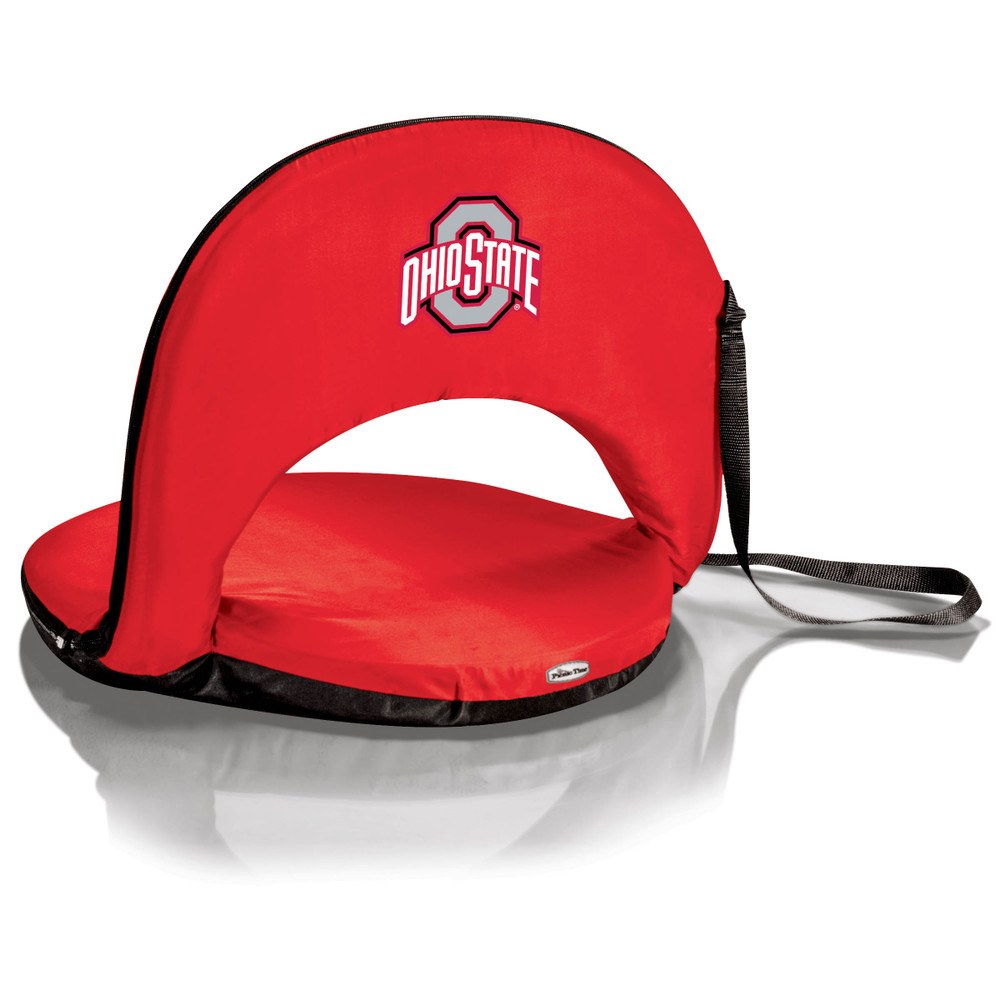 Ohio State Buckeyes Portable Reclining Seat | Picnic Time | 626-00-100-444-0