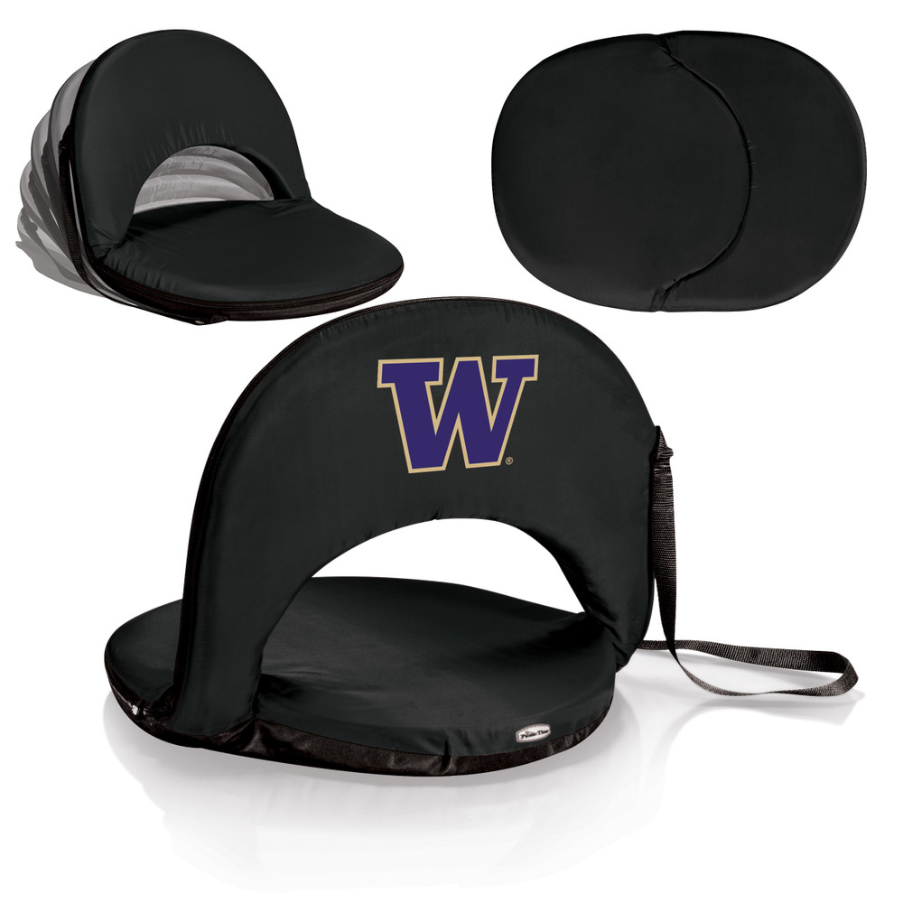 Washington Huskies Portable Reclining Seat | Picnic Time | 626-00-179-624-0