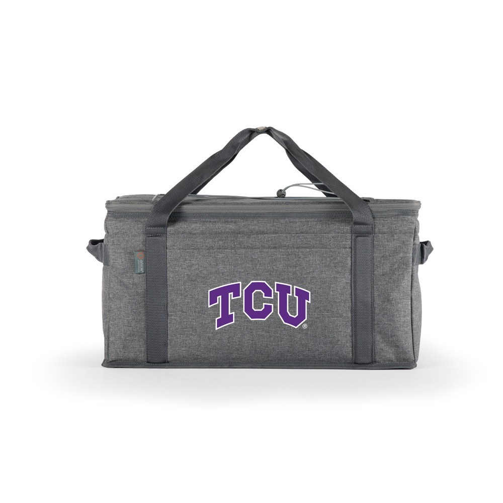 TCU Horned Frogs 64 Can Collapsible Cooler | Picnic Time | 716-00-105-844-0