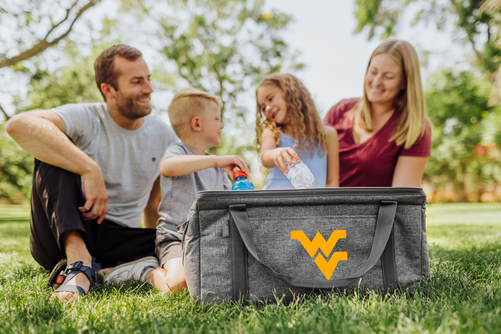 West Virginia Mountaineers 64 Can Collapsible Cooler | Picnic Time | 716-00-105-834-0