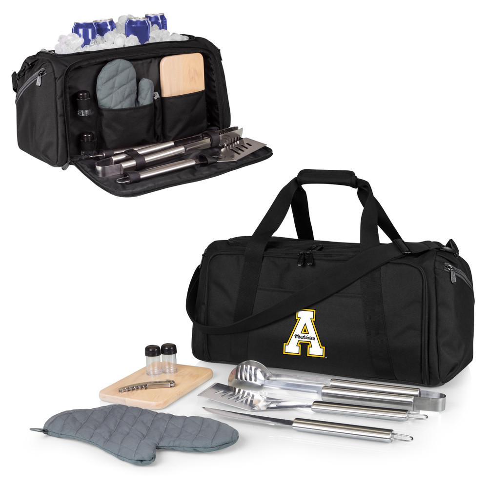 Appalachian State Mountaineers BBQ Kit Grill Set & Cooler | Picnic Time | 757-06-175-794-0