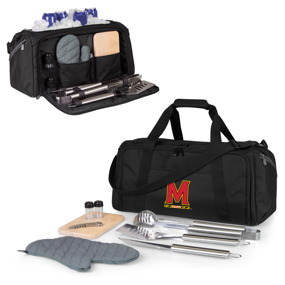 Maryland Terrapins BBQ Kit Grill Set & Cooler | Picnic Time | 757-06-175-314-0