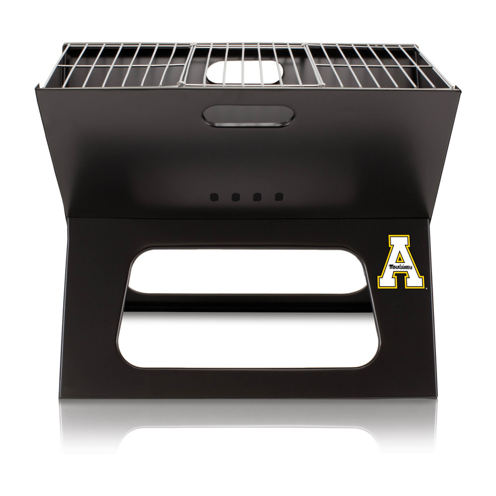 Appalachian State Mountaineers Portable Charcoal BBQ Grill | Picnic Time | 775-00-175-794-0