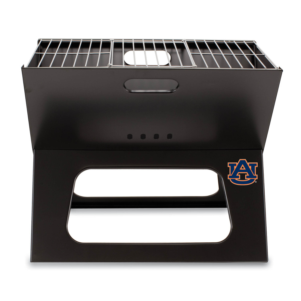 Auburn Tigers Portable Charcoal BBQ Grill | Picnic Time | 775-00-175-044-0