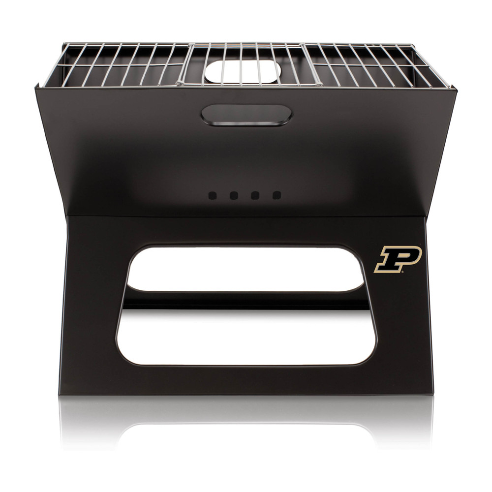 Purdue Boilermakers Portable Charcoal BBQ Grill | Picnic Time | 775-00-175-514-0