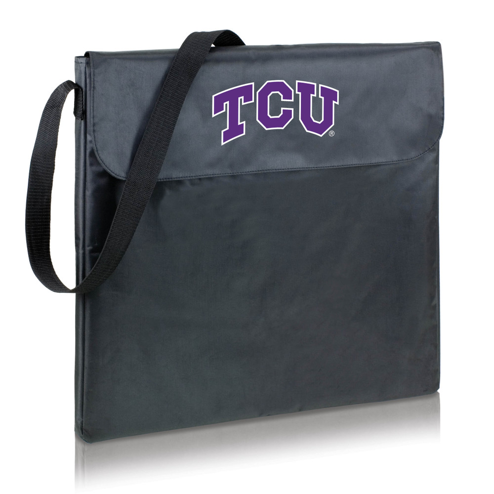 TCU Horned Frogs Portable Charcoal BBQ Grill | Picnic Time | 775-00-175-844-0