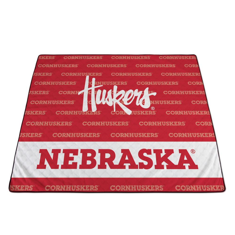 Nebraska Huskers Impresa Outdoor Blanket | Picnic Time | 819-01-999-406-0