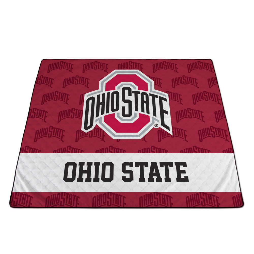 Ohio State Buckeyes Impresa Outdoor Blanket | Picnic Time | 819-01-999-446-0