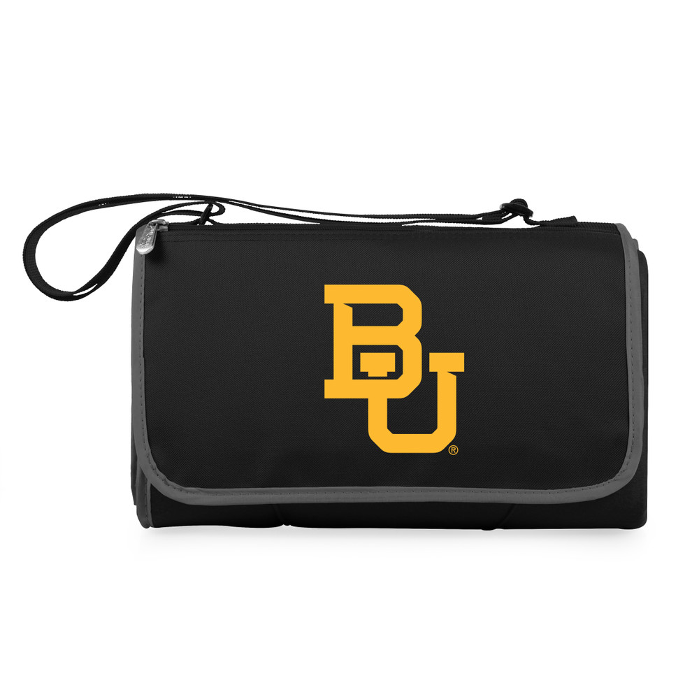 Baylor Bears Outdoor Picnic Blanket and Tote - Black | Picnic Time | 820-00-175-924-0