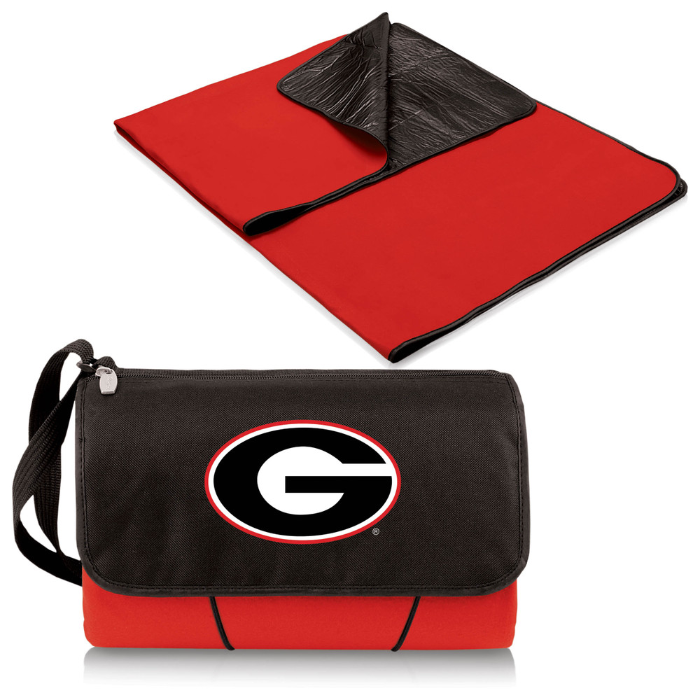 Georgia Bulldogs Outdoor Picnic Blanket and Tote | Picnic Time | 820-00-100-184-0