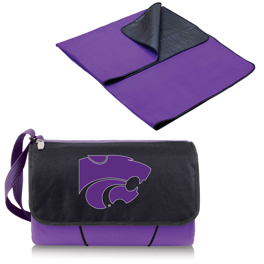 Kansas State Wildcats Outdoor Picnic Blanket and Tote | Picnic Time | 820-00-101-254-0
