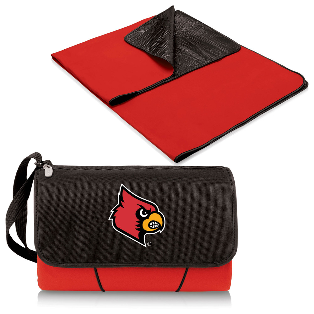 Louisville Cardinals Outdoor Picnic Blanket and Tote | Picnic Time | 820-00-100-304-0