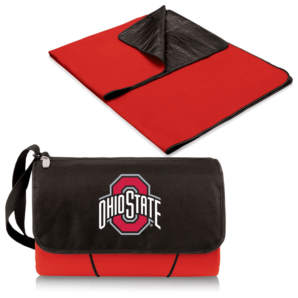 Ohio State Buckeyes Outdoor Picnic Blanket and Tote | Picnic Time | 820-00-100-444-0