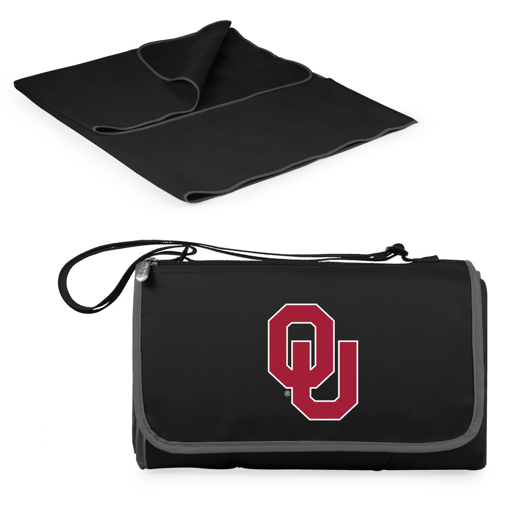 Oklahoma Sooners Outdoor Picnic Blanket and Tote - Black | Picnic Time | 820-00-175-454-0