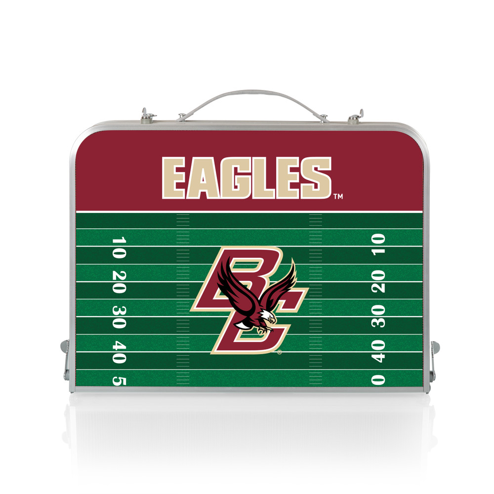 Boston College Eagles Mini Portable Folding Table | Picnic Time | 843-00-141-054-0