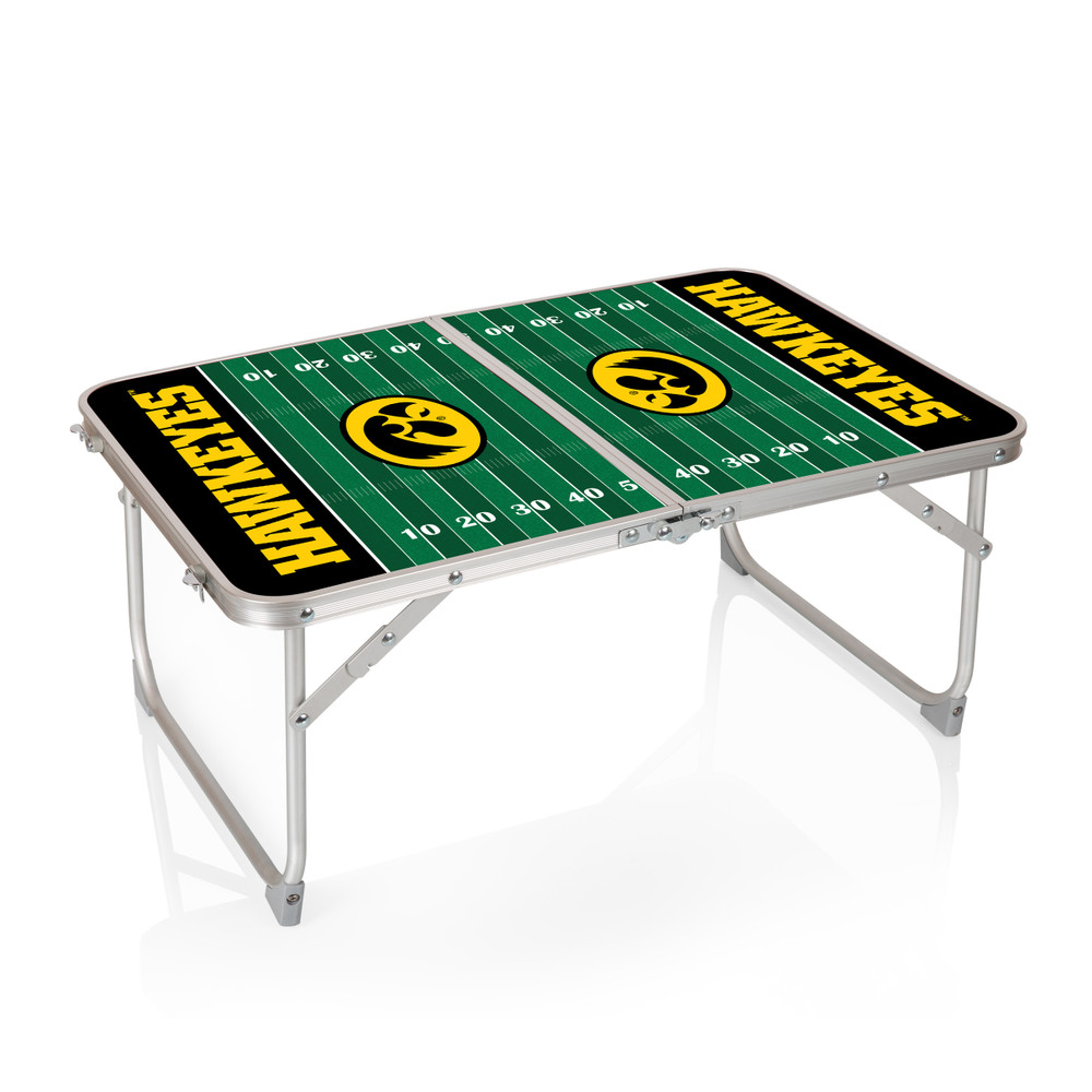 Iowa Hawkeyes Mini Portable Folding Table | Picnic Time | 843-00-141-224-0