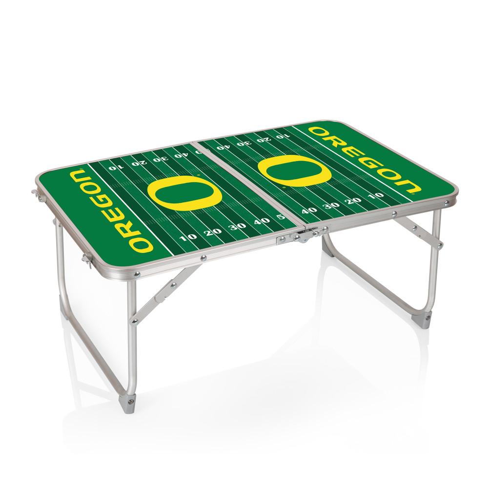 Oregon Ducks Mini Portable Folding Table | Picnic Time | 843-00-141-474-0