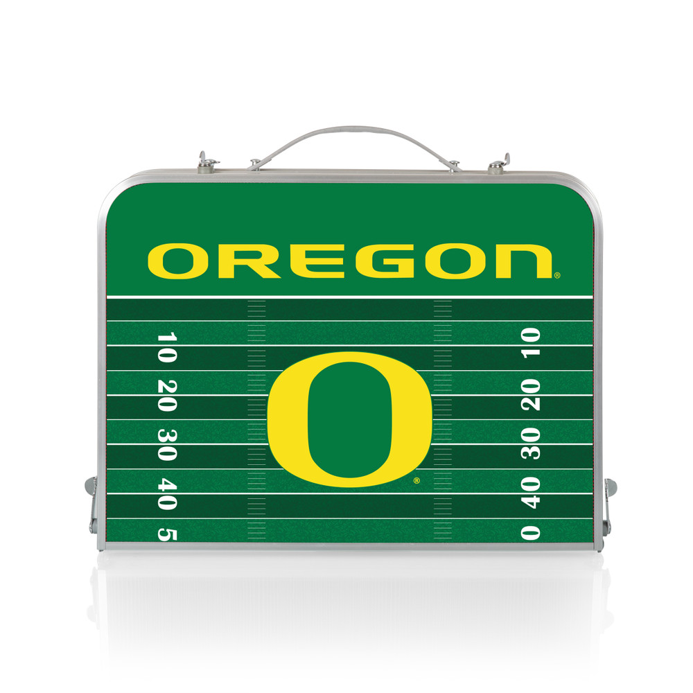 Oregon Ducks Mini Portable Folding Table | Picnic Time | 843-00-141-474-0