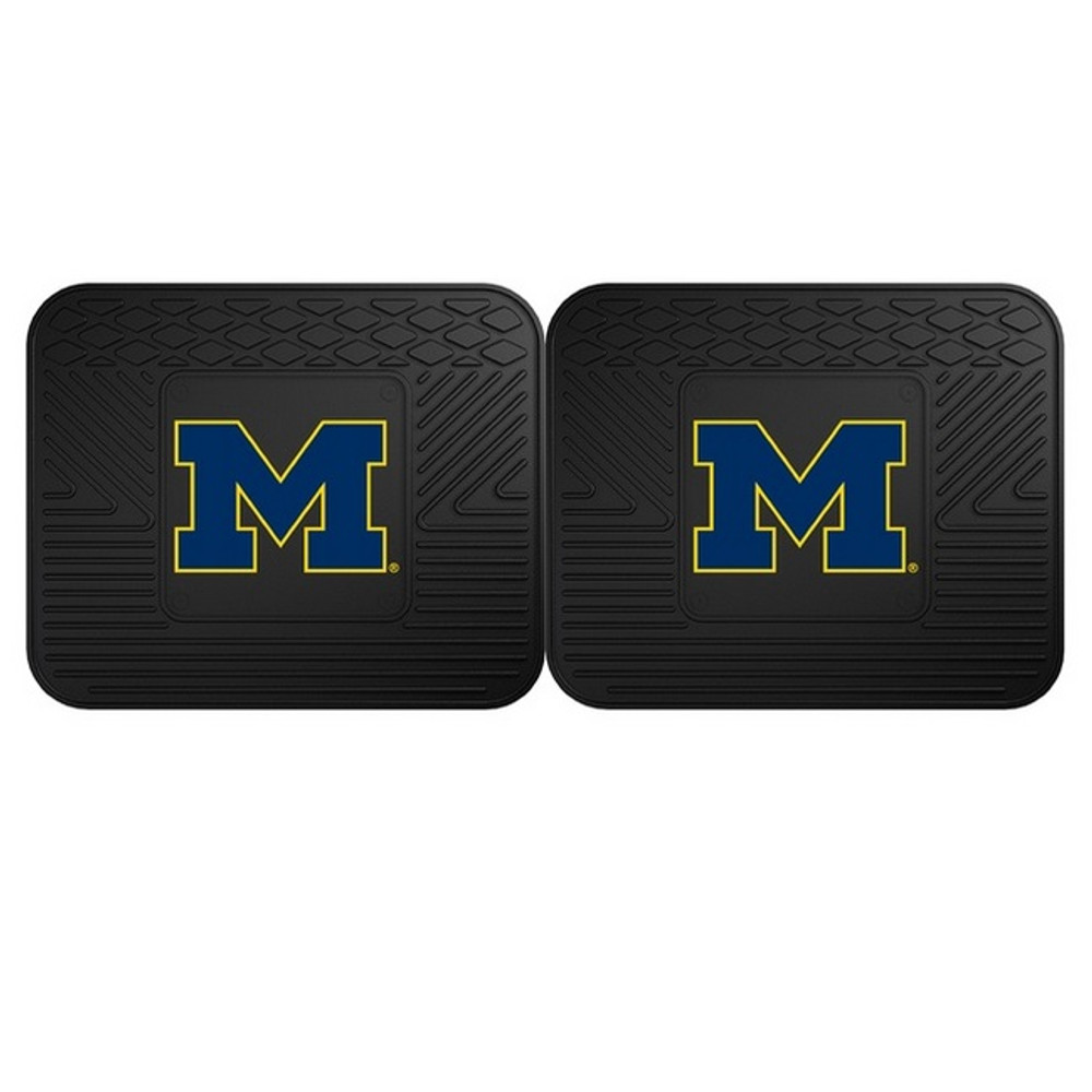 Michigan Wolverines Utility Car Mats  Set of Two