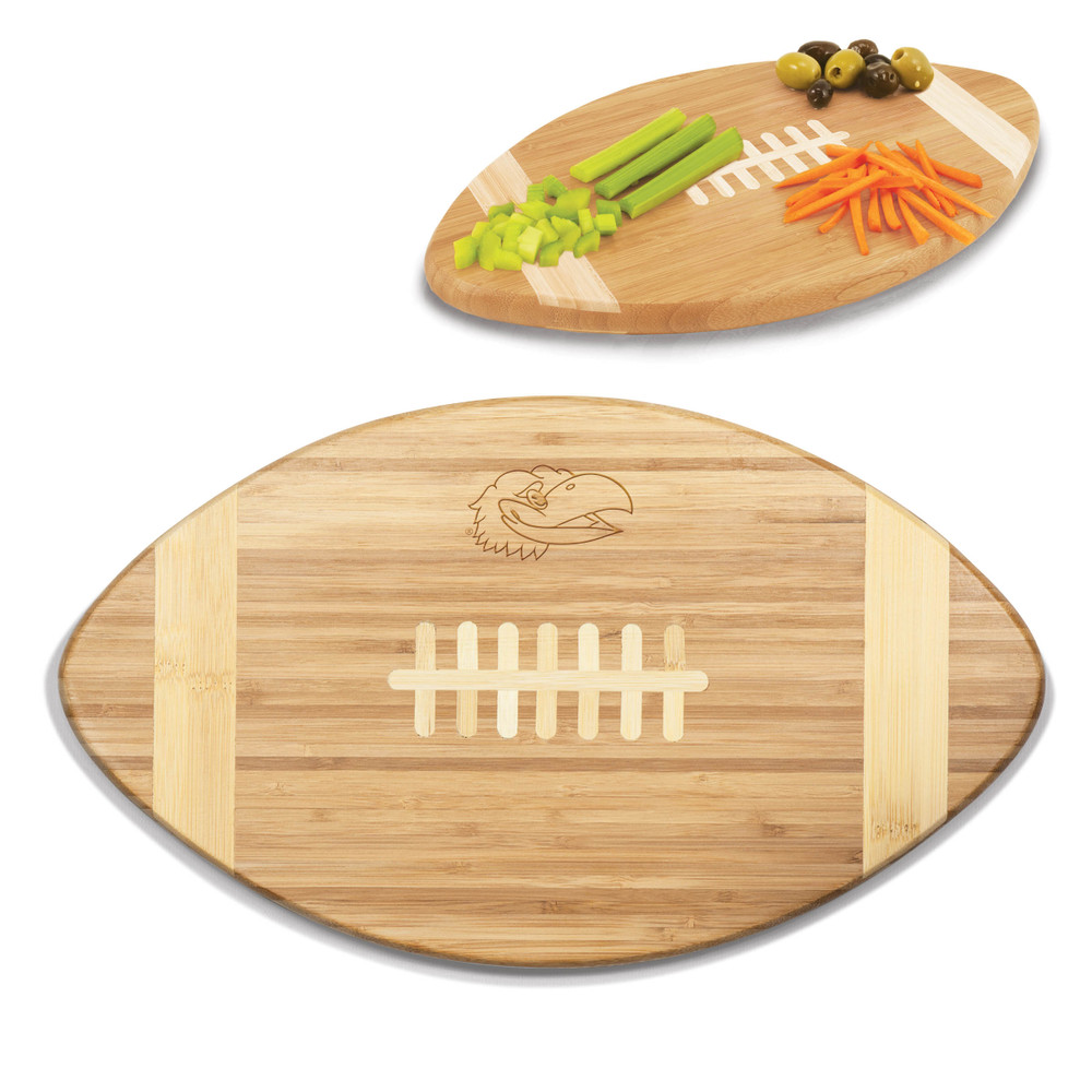 Kansas Jayhawks Touchdown Cutting Board & Serving Tray | Picnic Time | 896-00-505-243-0