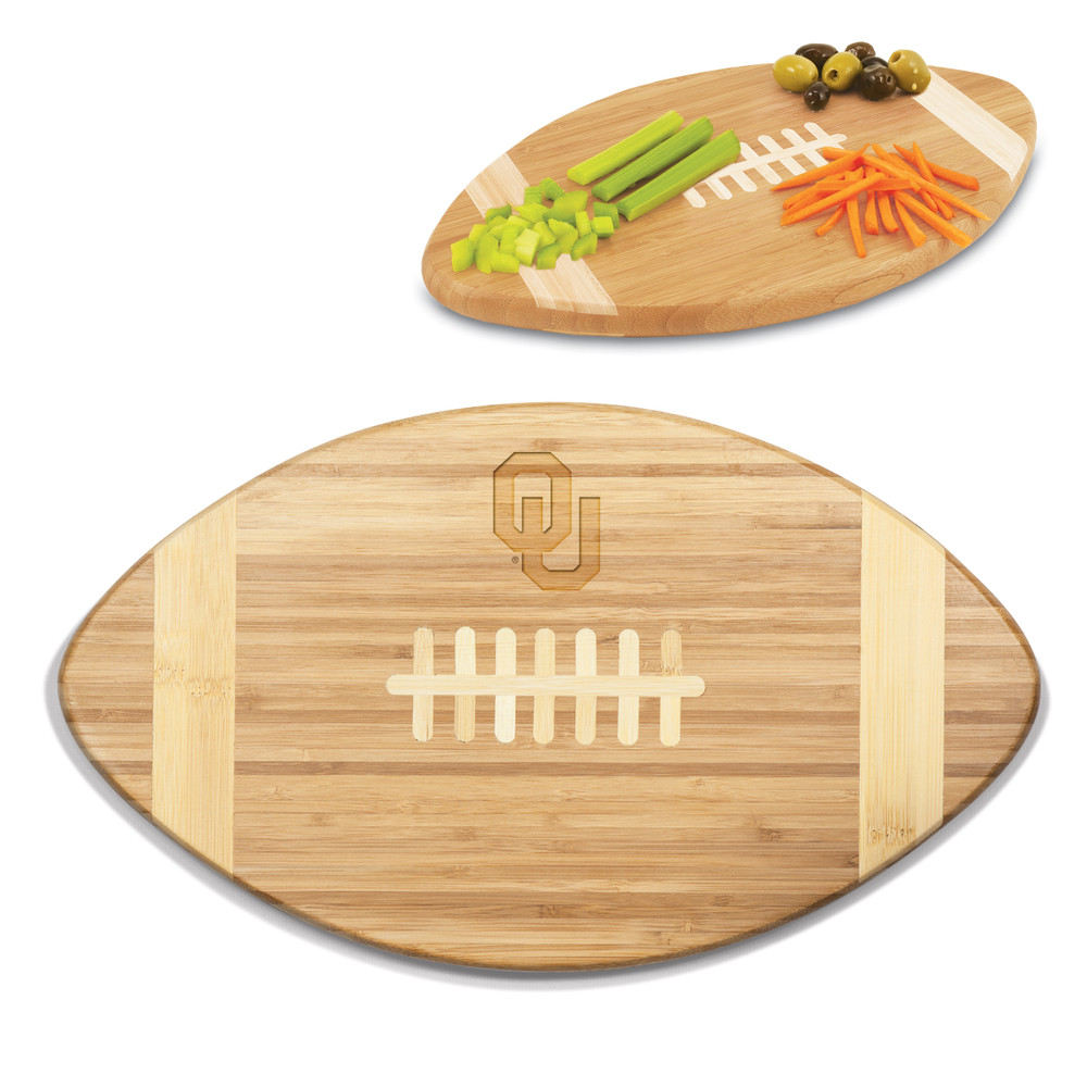 Oklahoma Sooners Touchdown Cutting Board & Serving Tray | Picnic Time | 896-00-505-453-0