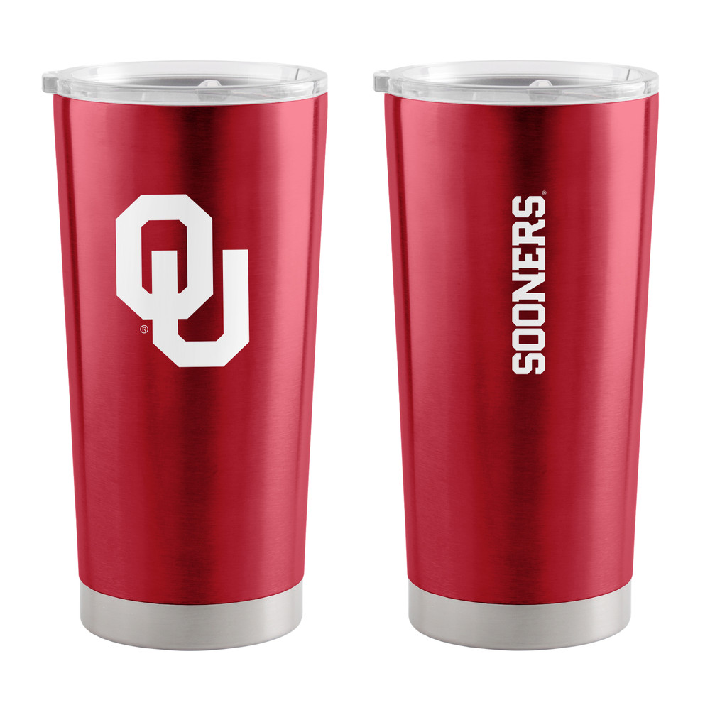 Oklahoma Sooners 20 oz. Gameday Stainless Steel Tumbler| Logo Brands |192-S20T-1