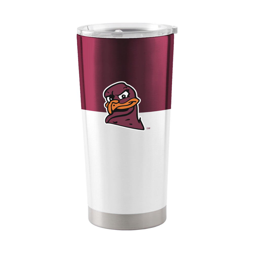 Virginia Tech Hokies 20 oz. Colorblock Stainless Steel Tumbler| Logo Brands |235-S20T-11