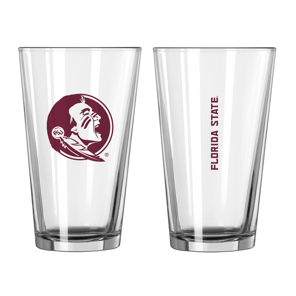 FSU Seminoles Gameday Pint Glass - Set of 2| Logo Brands |136-G16P-1