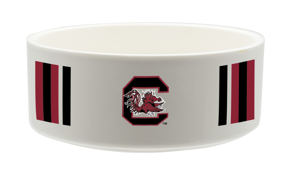 South Carolina Gamecocks Ceramic Pet Bowl | Memory Company | COL-USC-2822-121-SB