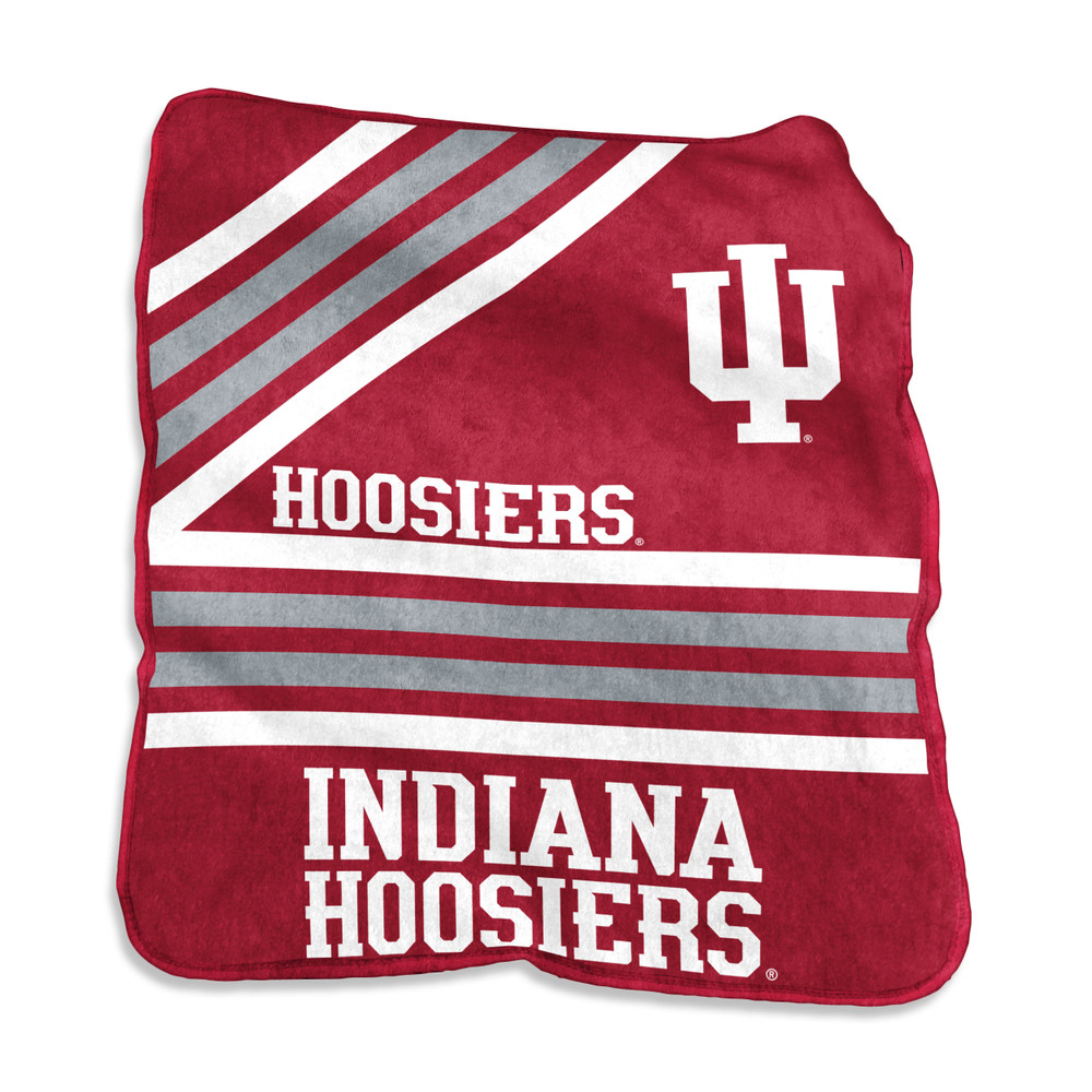 Indiana Hoosiers Raschel Throw Blanket| Logo Chair | 153-26C