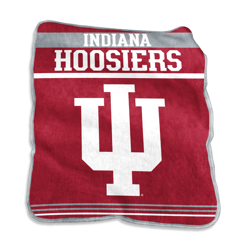 Indiana Hoosiers Gameday Raschel Throw | Logo Chair | 153-261