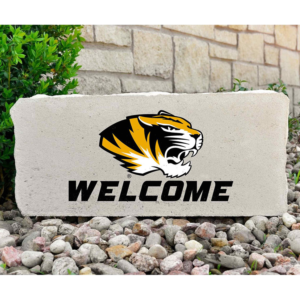 Missouri Tigers Decorative Stone Welcome- Large | Stoneworx2 | MIZZOU-19