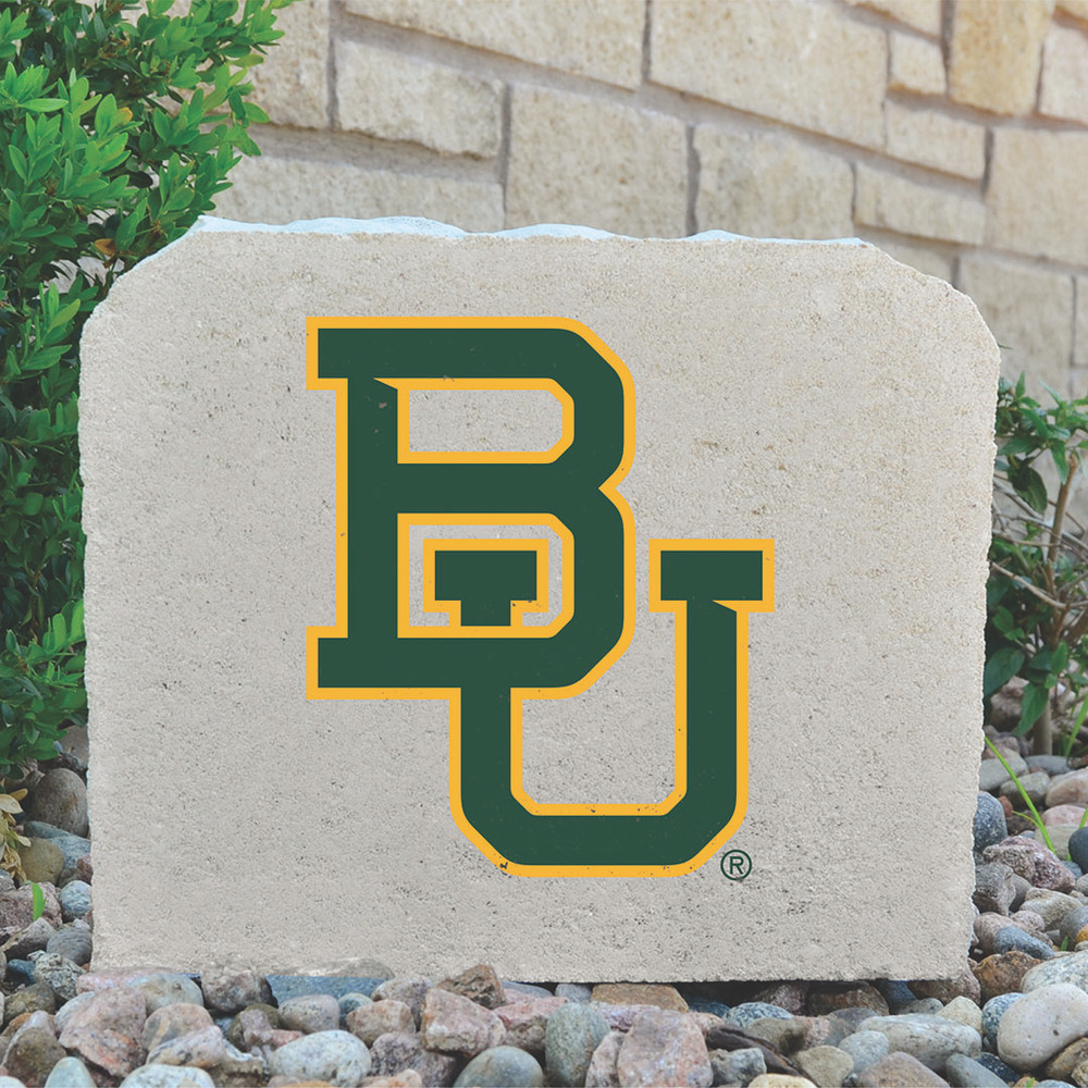 Baylor Bears Decorative Stone BU- Medium | Stoneworx2 | BAY-16