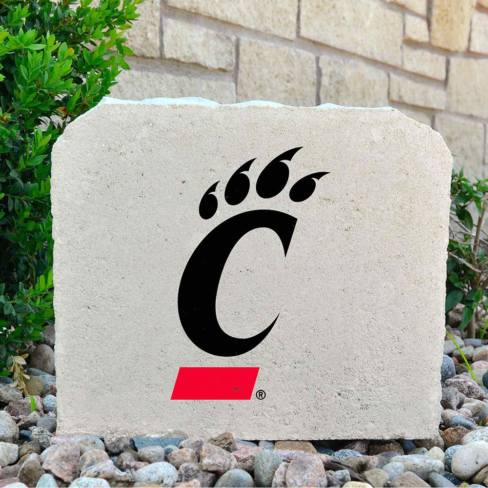 Cincinnati Bearcats Decorative Stone C Paw - Medium | Stoneworx2 | UC-007