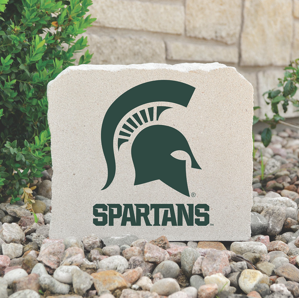 Michigan State Spartans Decorative Stone Spartans - 7  | Stoneworx2 | MSU-7