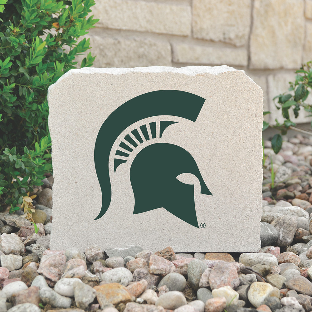 Michigan State Spartans Decorative Stone Mascot - 7 | Stoneworx2 | MSU-9