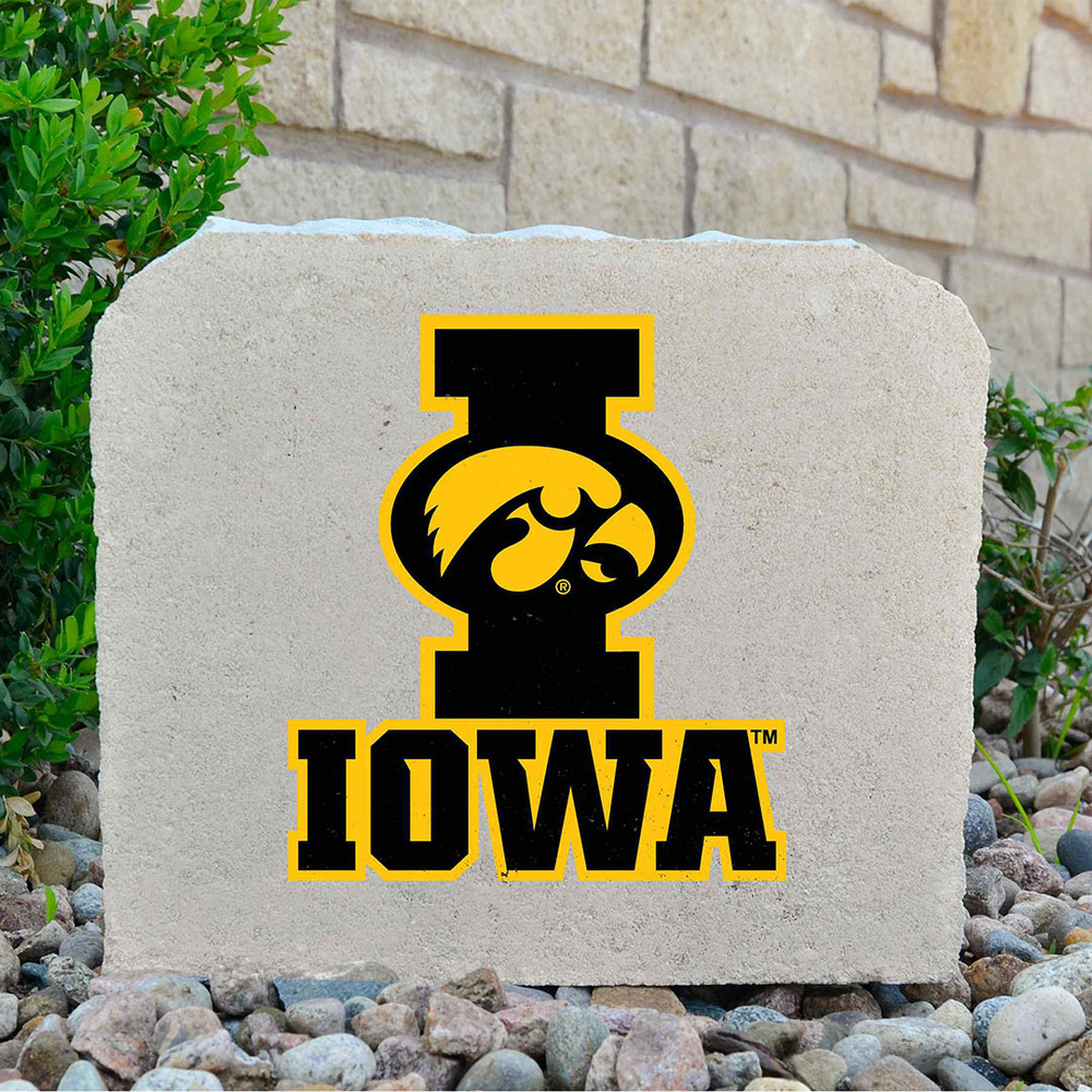 Iowa Hawkeyes Decorative Stone I- Medium | Stoneworx2| IA-6
