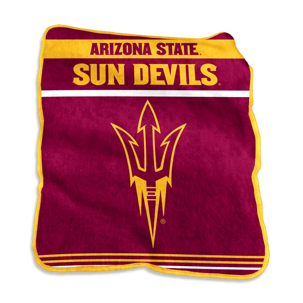 Arizona State Sun Devils Gameday Raschel Throw Blanket | Logo Chair | 107-261